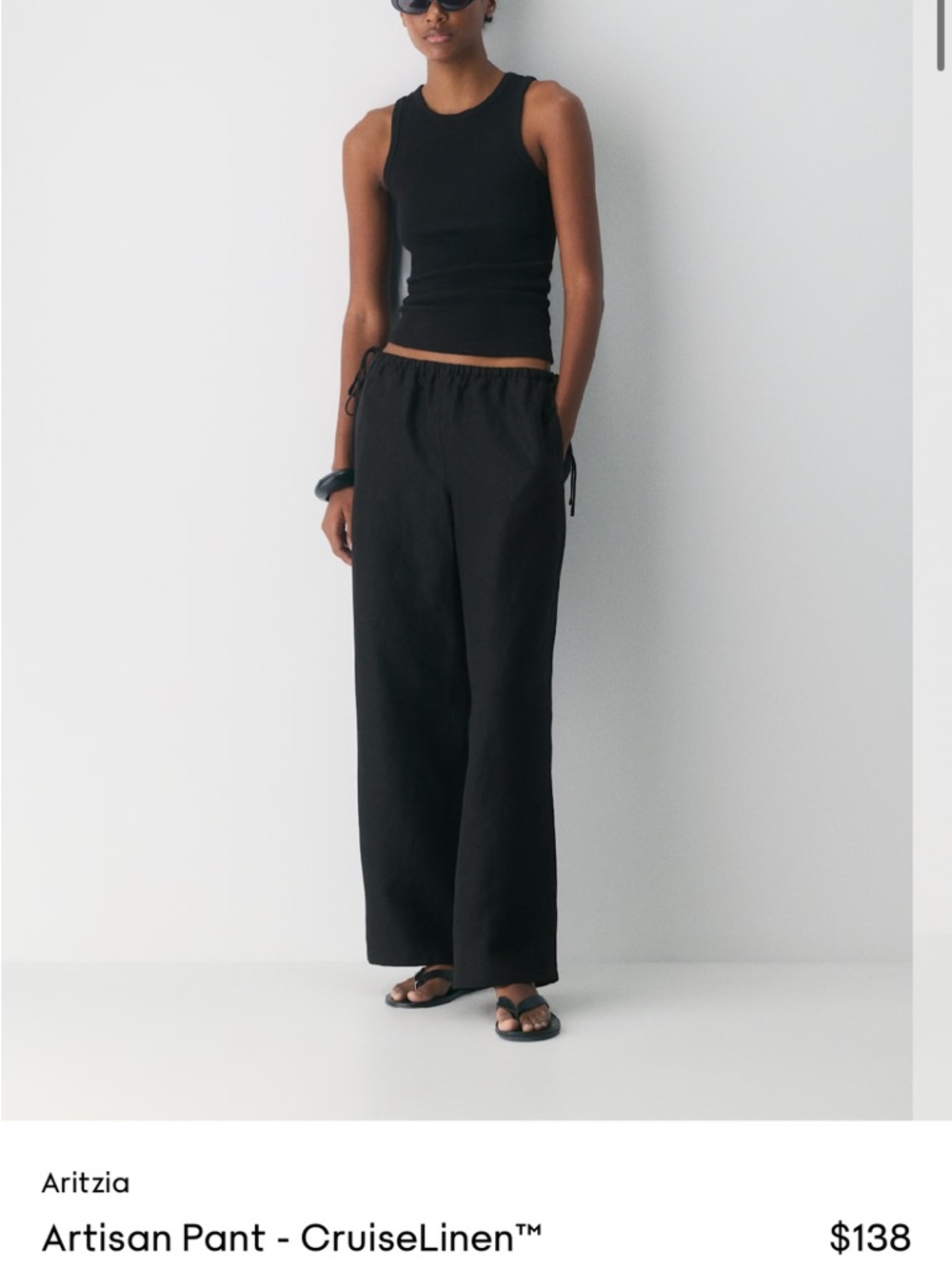 Artisan Pant in CruiseLinen from Aritzia